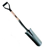 14 Drain Spade 29 Wooden D Handle