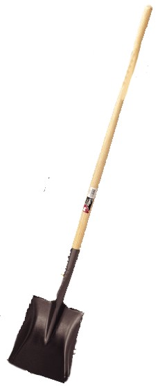 46 Wooden Square Point Shovel