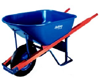 6 ft 3 Flat Free Contractor Wheelbarrow